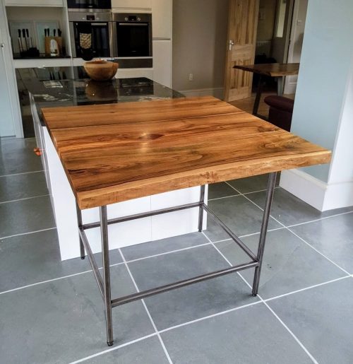 SKU-025-A European Walnut breakfast bar, Cookham
