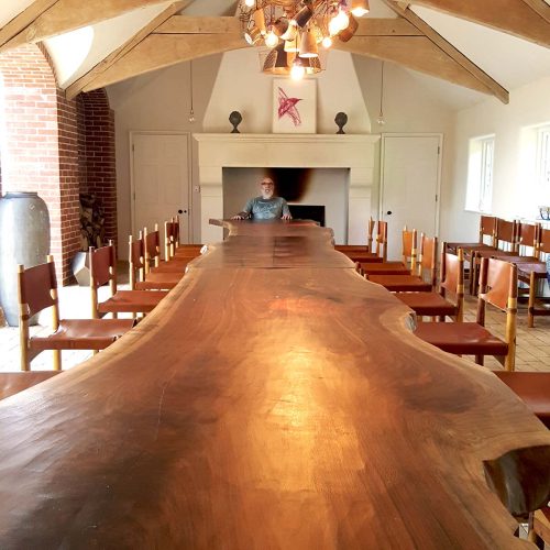 American Walnut banqueting table, Suffolk