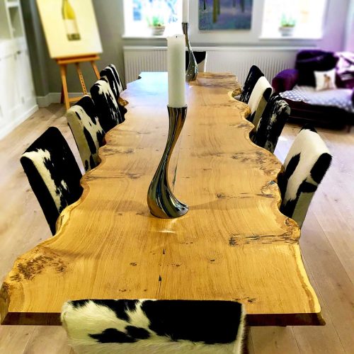 Starburst Oak dining table, Tunbridge Wells