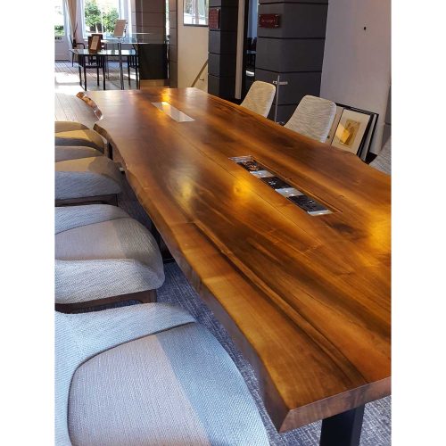 Serbian Walnut sharing table, Kensington