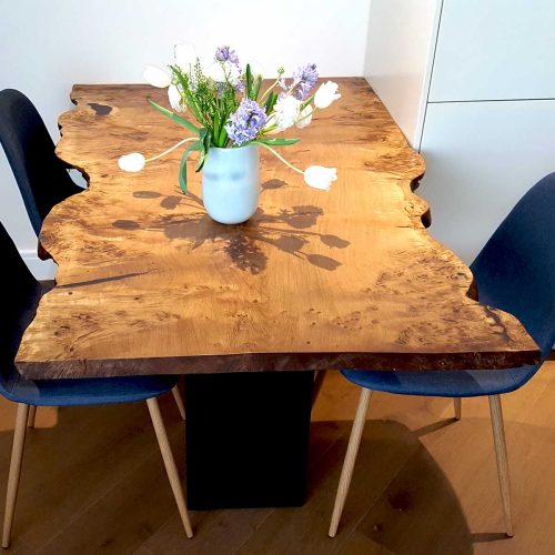 Starburst Oak small dining table, Chelsea Bridge